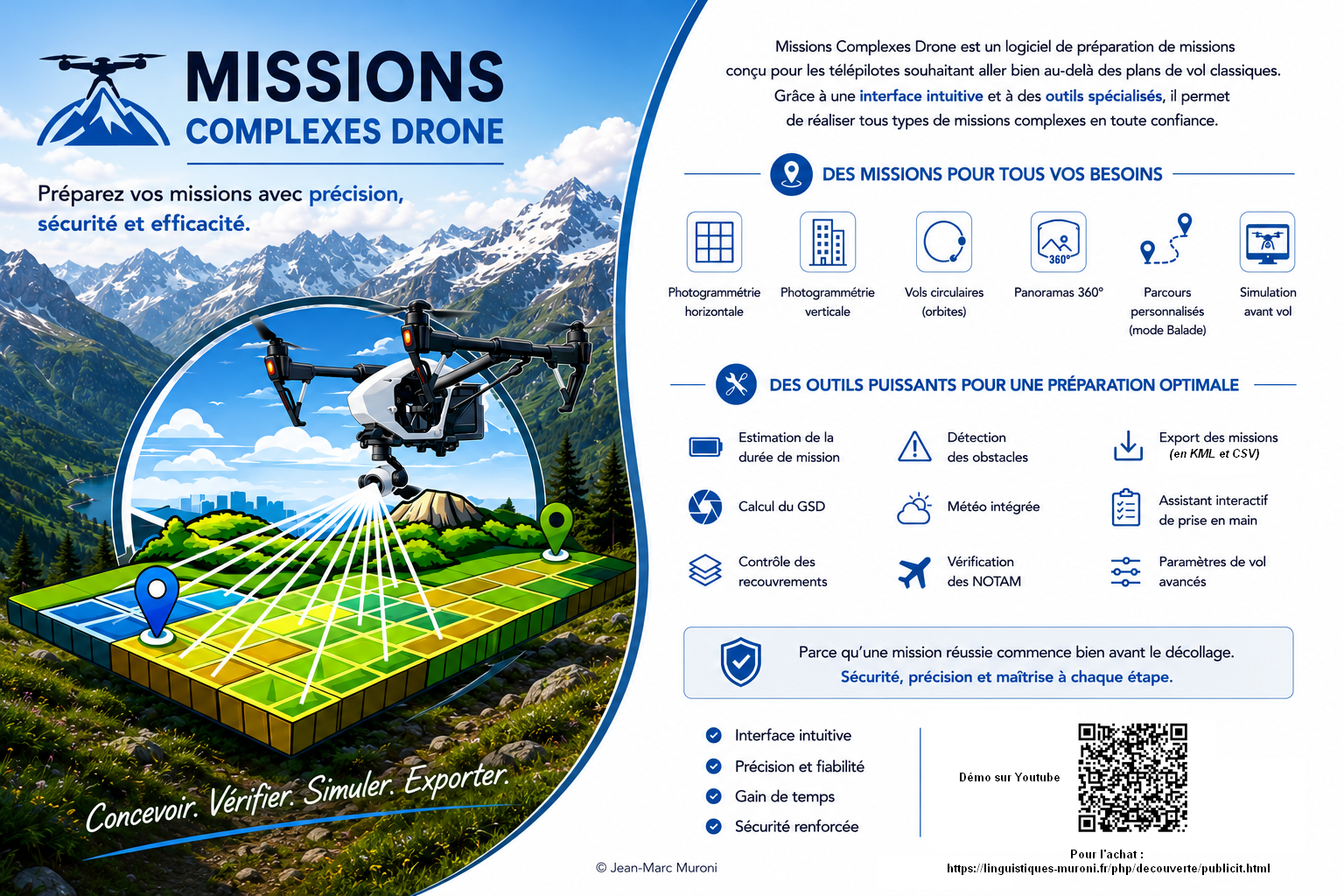 Dernière de couverture — Missions Complexes Drone